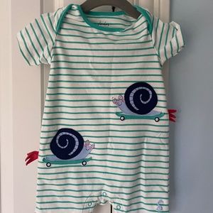 Joules size 3-6 mos short romper